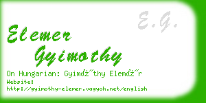 elemer gyimothy business card